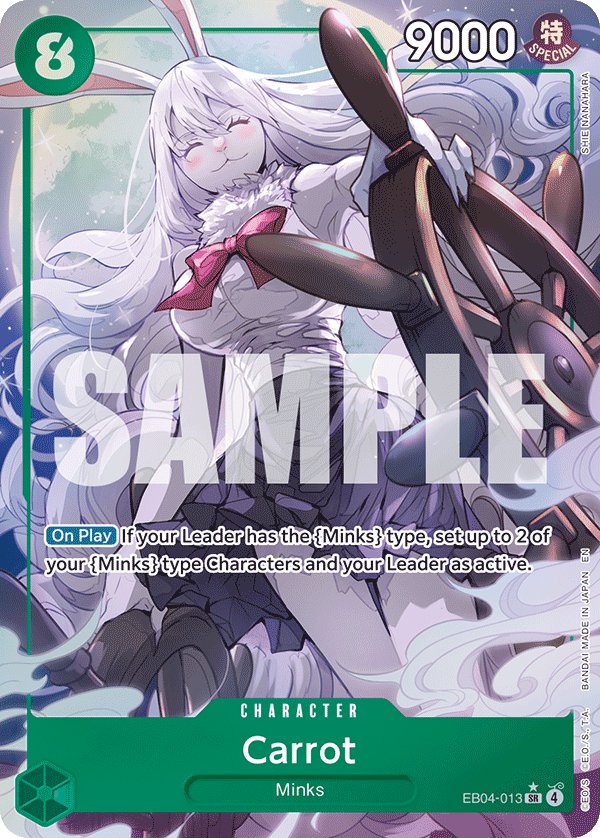 Carte EB04-013 du One Piece Card Game (version parallèle)