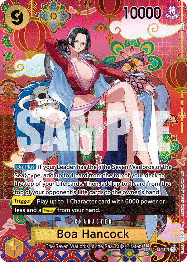 Carte OP14-112 du One Piece Card Game (version parallèle)