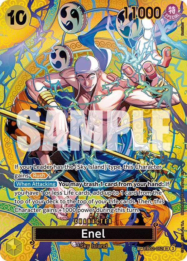 Carte EB02-052 du One Piece Card Game (version parallèle)