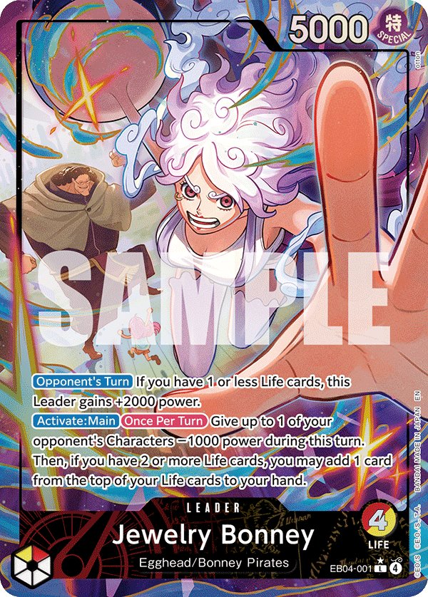 Carte EB04-001 du One Piece Card Game (version parallèle)