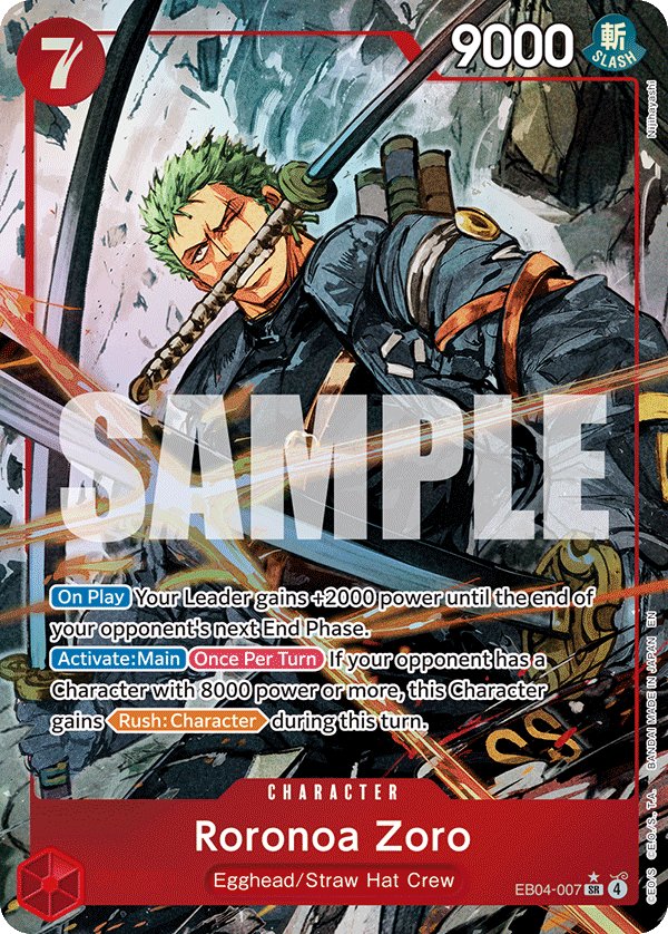Carte EB04-007 du One Piece Card Game (version parallèle)