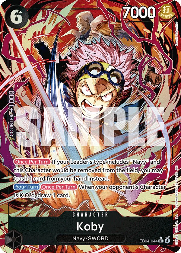 Carte EB04-044 du One Piece Card Game (version parallèle)