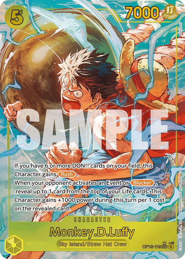 Carte OP15-119 du One Piece Card Game (version parallèle)