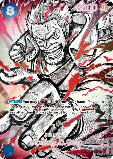 Anniversary SP card Monkey D. Garp (OP12-056)