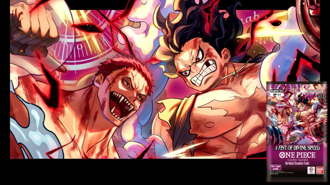 Extension OP11 – A Fist of Divine Speed : un tsunami de nouveautés pour One Piece Card Game
