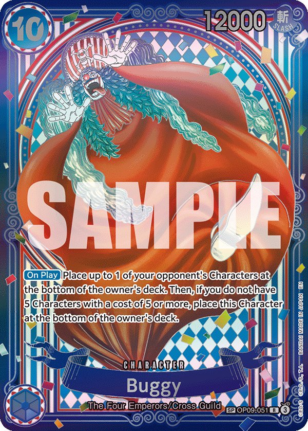 Carte OP09-051 du One Piece Card Game (version parallèle)