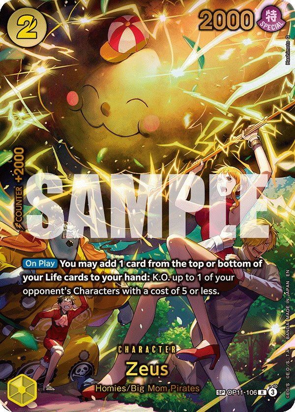 Carte OP11-106 du One Piece Card Game (version parallèle)