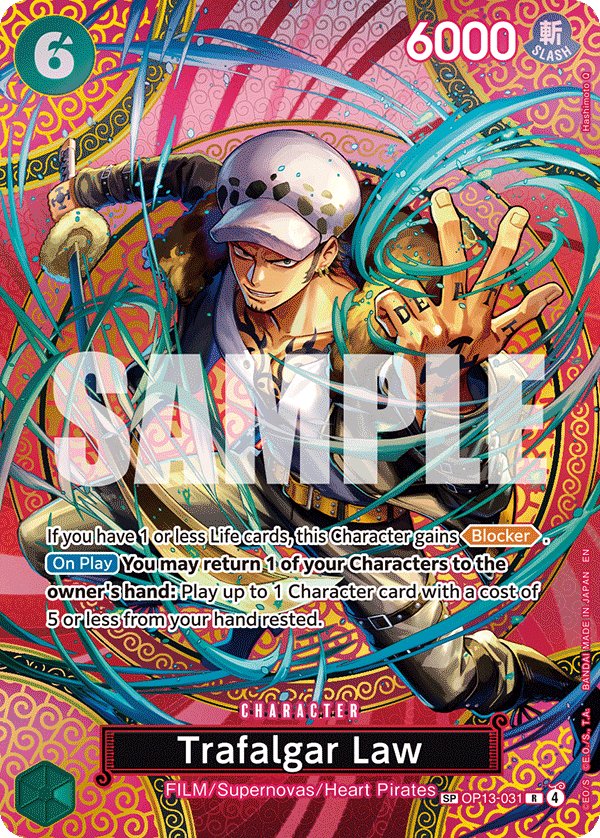 Carte OP13-031 du One Piece Card Game (version parallèle)