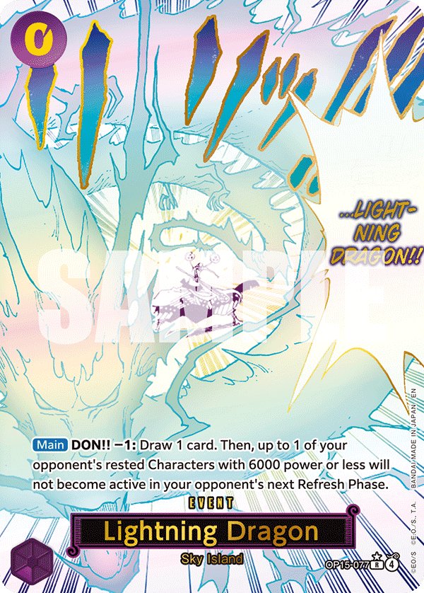 Carte OP15-077 du One Piece Card Game (version parallèle)