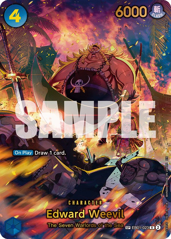 Carte EB01-023 du One Piece Card Game (version parallèle)