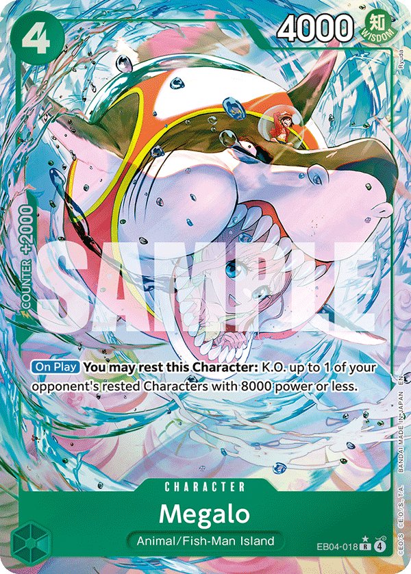 Carte EB04-018 du One Piece Card Game (version parallèle)