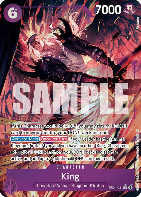 Carte EB04-031 du One Piece Card Game (version parallèle)
