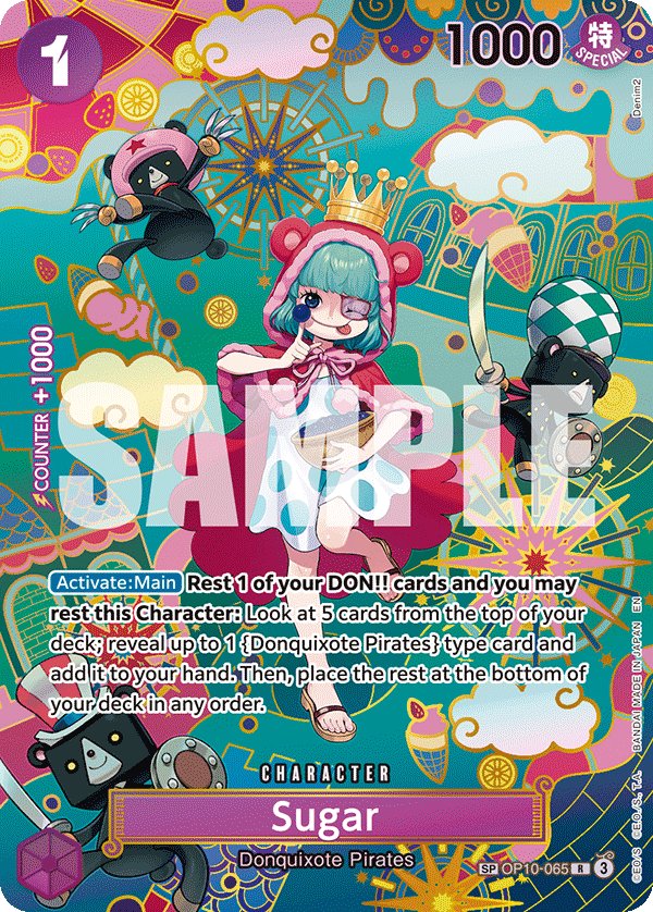 Carte OP10-065 du One Piece Card Game (version parallèle)
