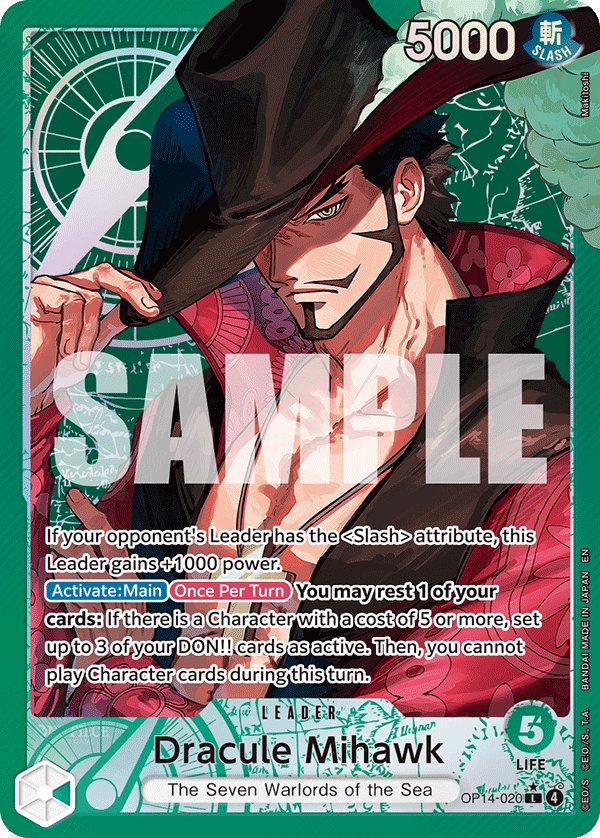 Carte OP14-020 du One Piece Card Game (version parallèle)