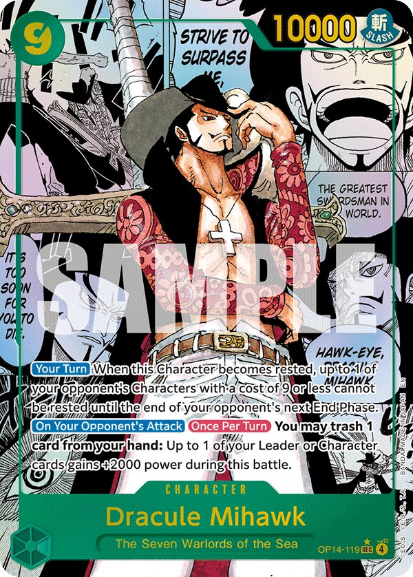 Carte OP14-119 du One Piece Card Game (version parallèle)