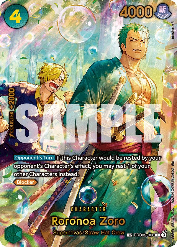 Carte PRB02-006 du One Piece Card Game (version parallèle)