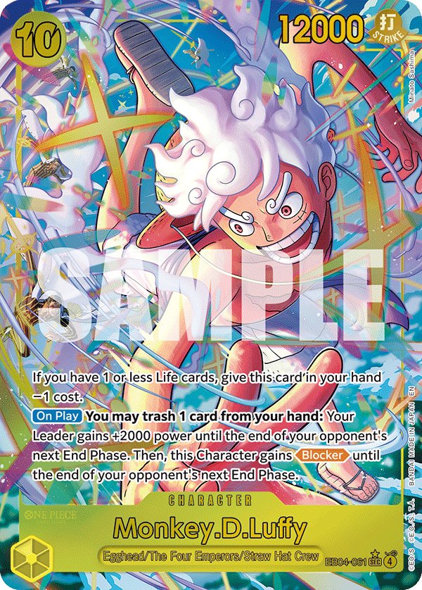 Carte EB04-061 du One Piece Card Game (version parallèle)