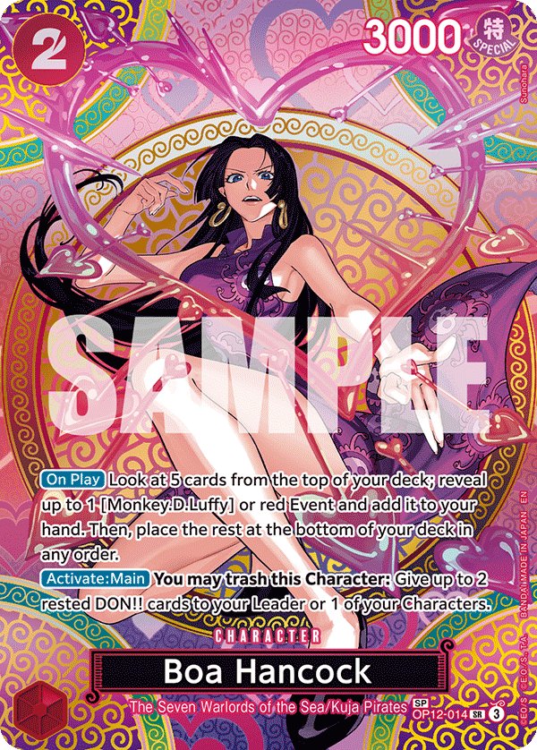 Carte OP12-014 du One Piece Card Game (version parallèle)