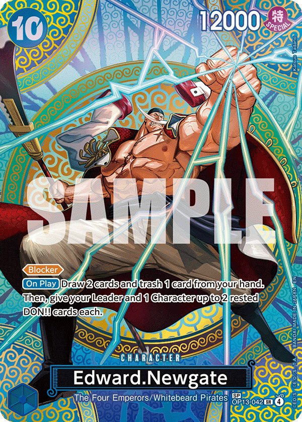 Carte OP13-042 du One Piece Card Game (version parallèle)