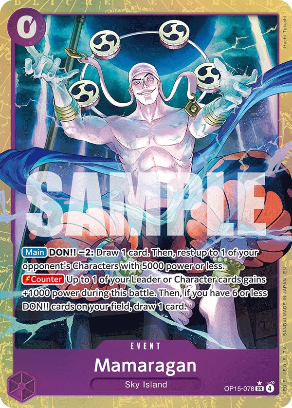 Carte OP15-078 du One Piece Card Game (version parallèle)