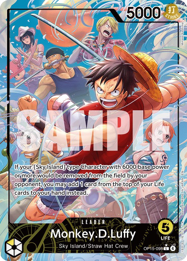 Carte OP15-098 du One Piece Card Game (version parallèle)