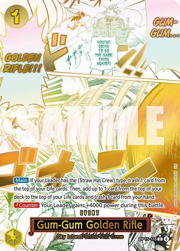 Carte OP15-116 du One Piece Card Game (version parallèle)