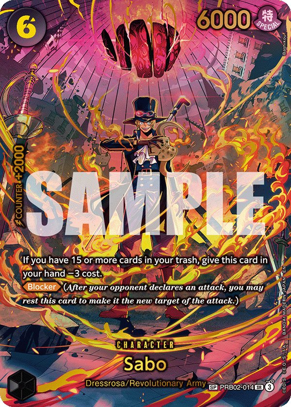 Carte PRB02-014 du One Piece Card Game (version parallèle)