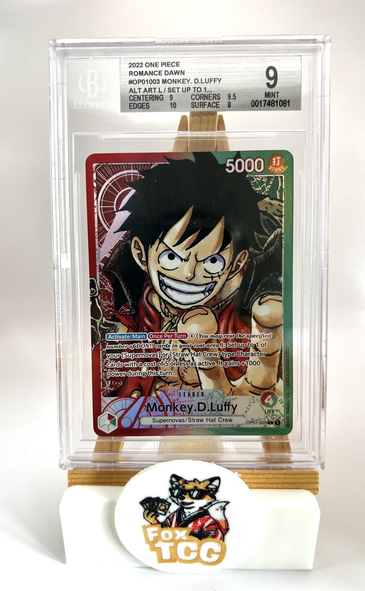 Monkey.D.Luffy (Alt. Art Leader) Beckett 9