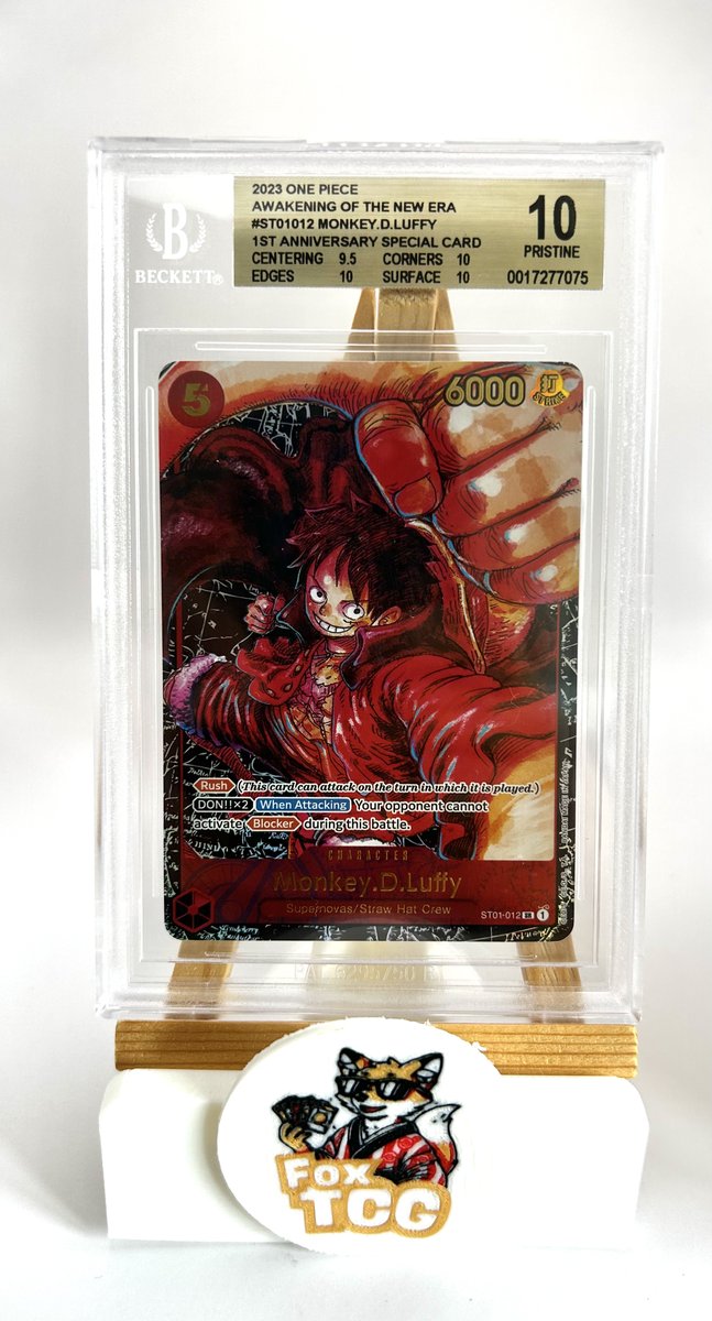 Monkey.D.Luffy (1st Anniversary Special) Beckett 10