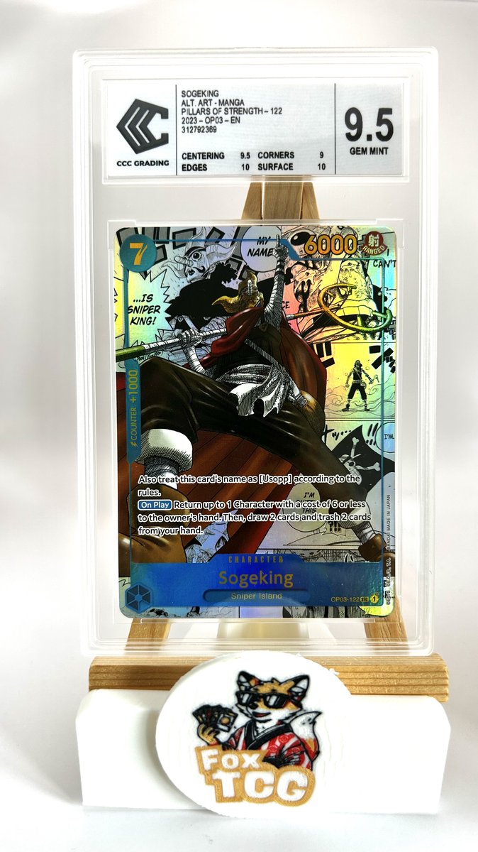 Sogeking (Alt. Art Manga) CCC Grading 9.5